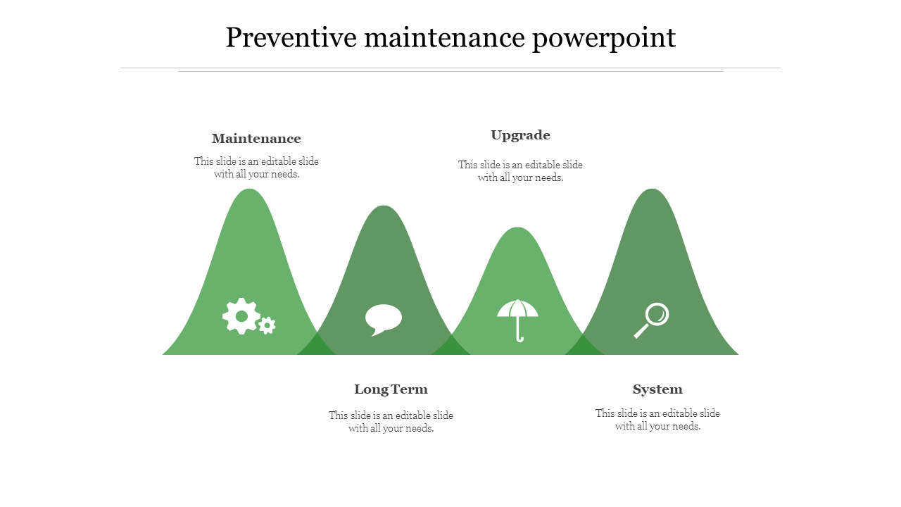 Free - Get our Predesigned Preventive Maintenance PowerPoint